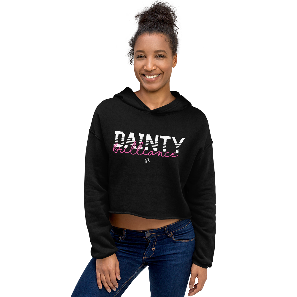 Dainty Brilliance - Women's Crop Top Hoodie