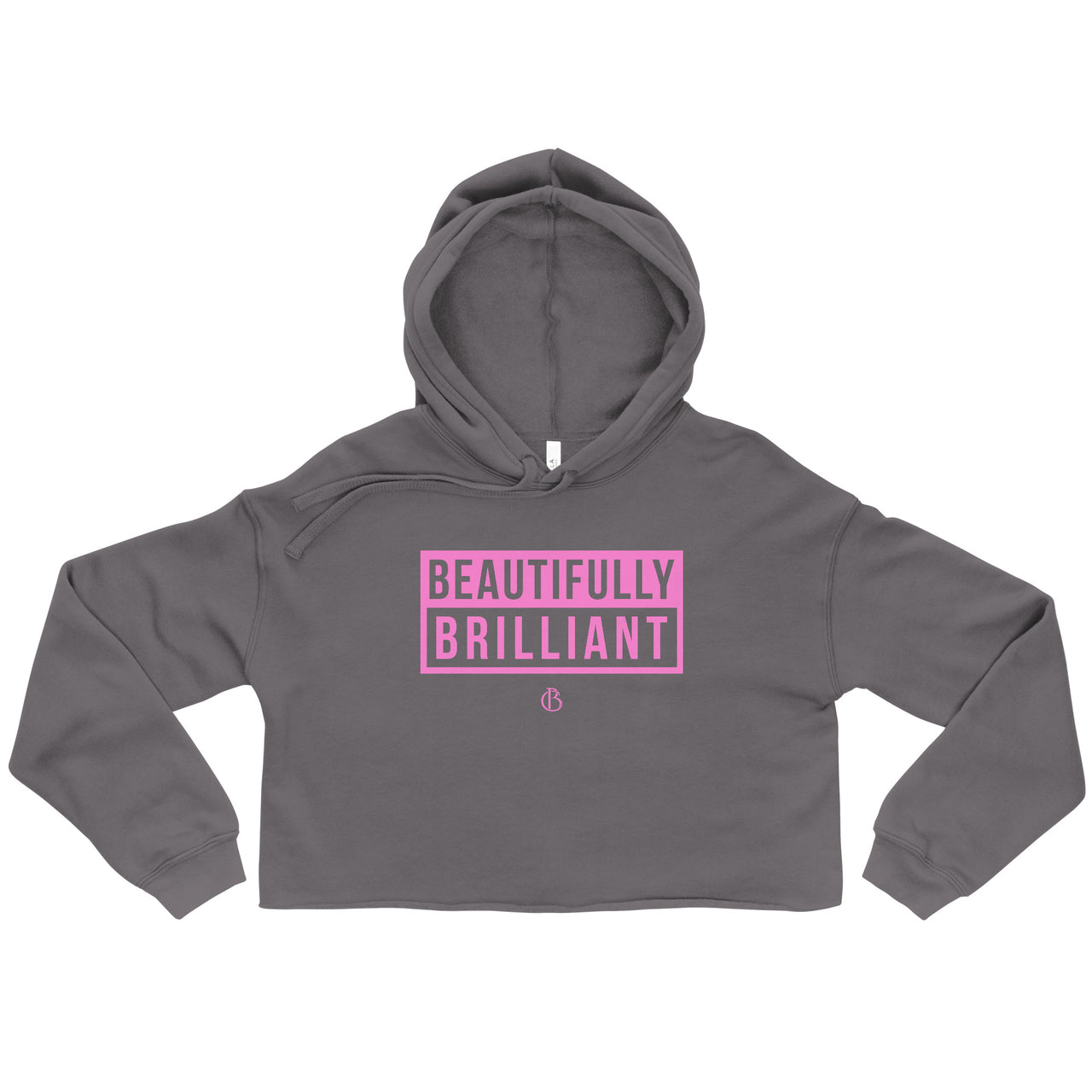 Beautifully Brilliant - Women's Crop Top Hoodie